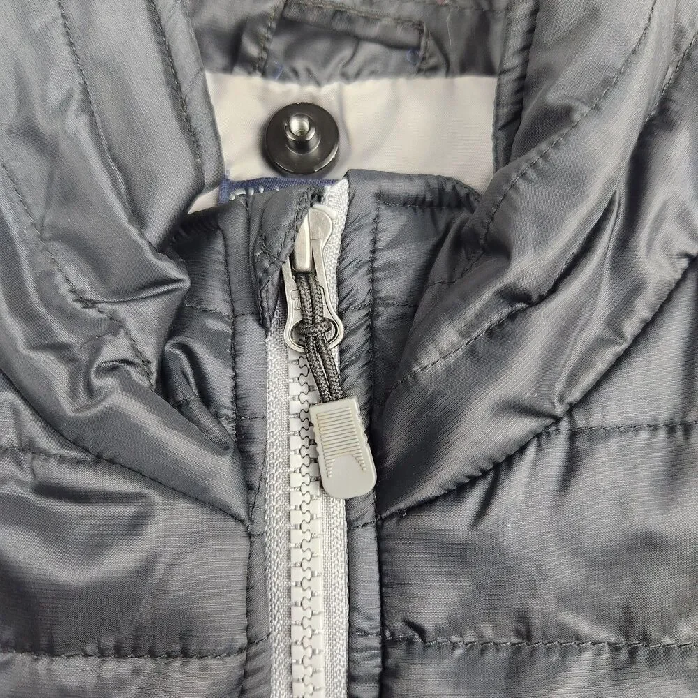 Charles River Radius Quilted Vest Primaloft Black Full Zip Womens M Pockets